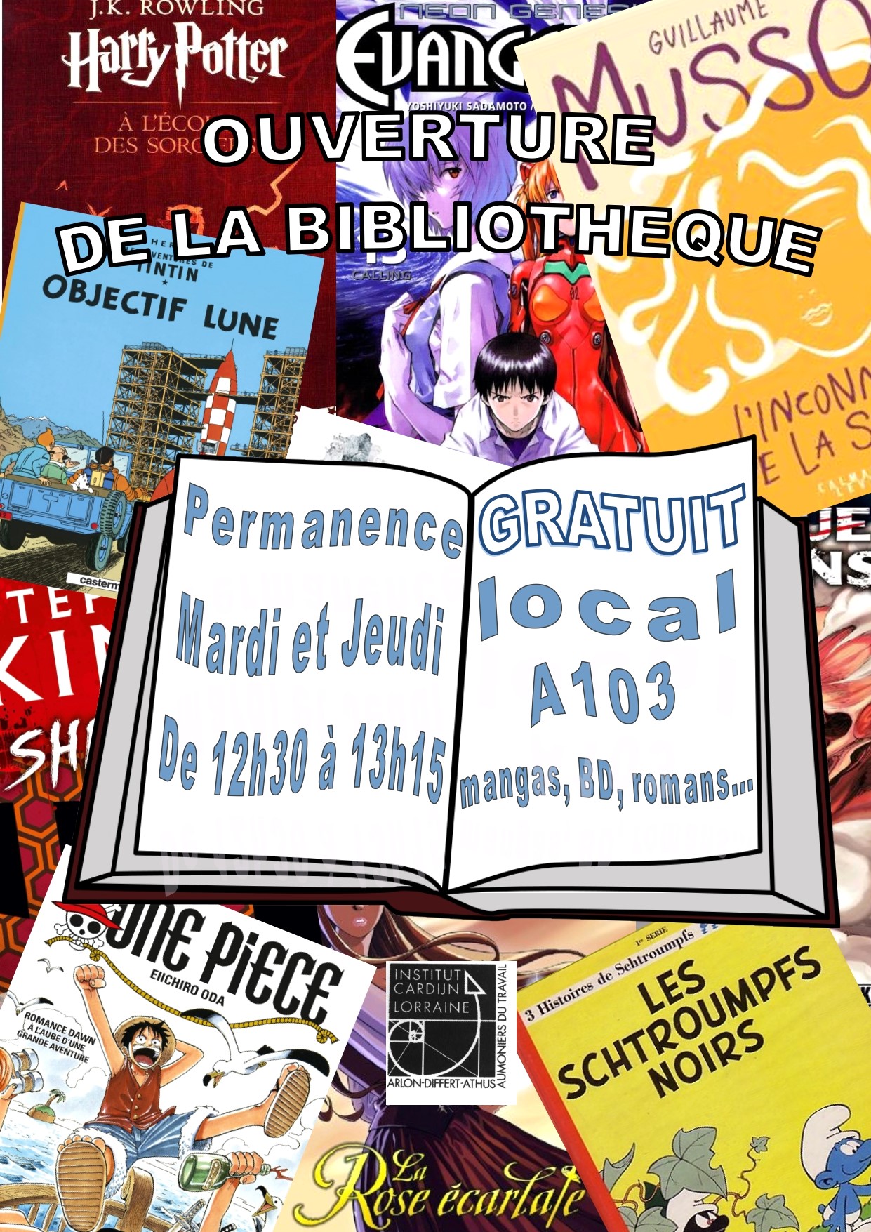 Affiche ouverture bibliohèque élèves modifiée page 0001